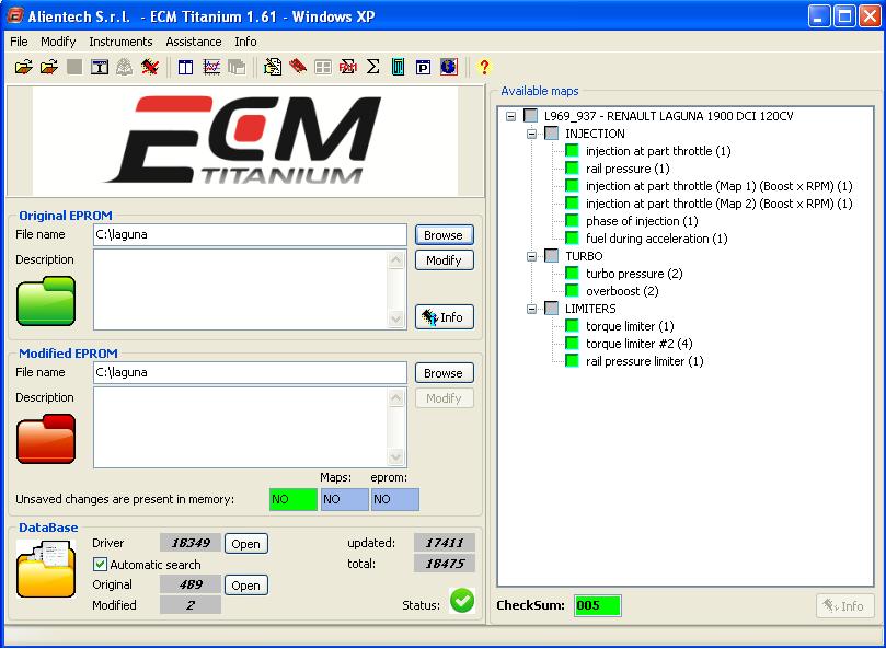 Ecm titanium chip tuning software